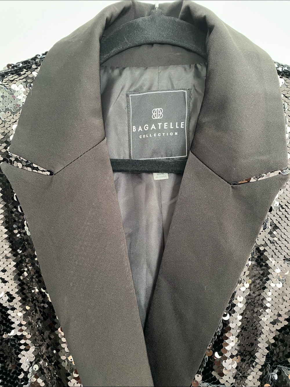 Bagatelle Collection Double Breasted Blazer in Black Size Extra Small NWT - Picture 4 of 9